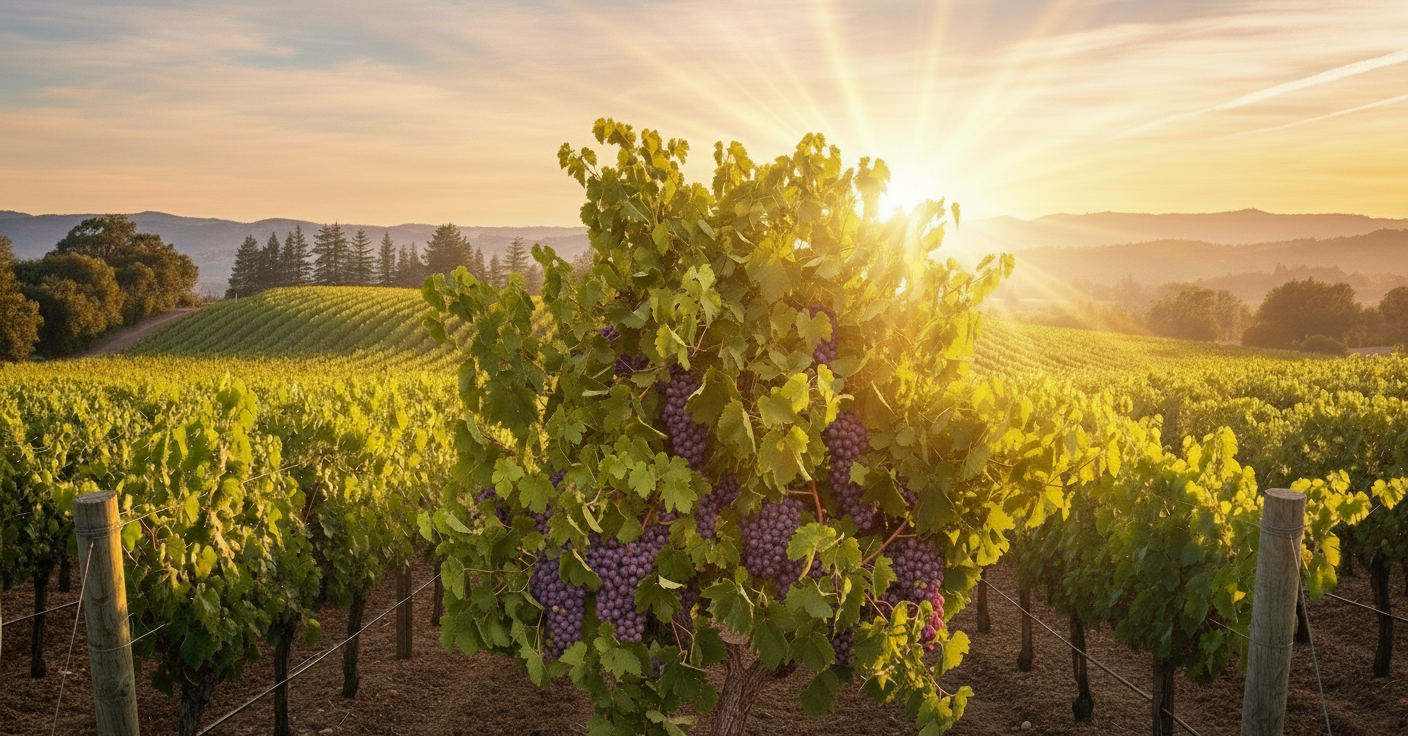 Árvore saudável e exuberante produzindo diferentes tipos de frutos, simbolizando o Fruto do Espírito descrito na Bíblia em Gálatas 5.